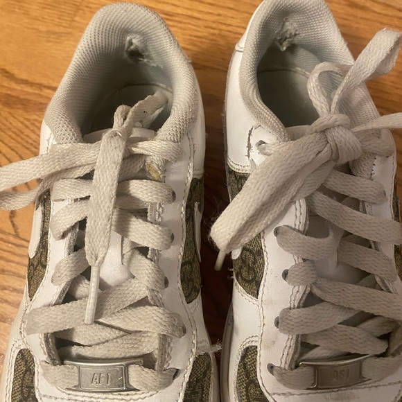 Custom Nike Air Force 1 GUCCI - Picture 2 of 4